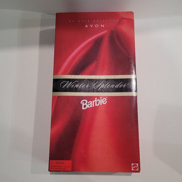 1998 Avon Exclusive Winter Splendor Barbie Doll Special Edition 19357 NRFB New - Picture 4 of 7